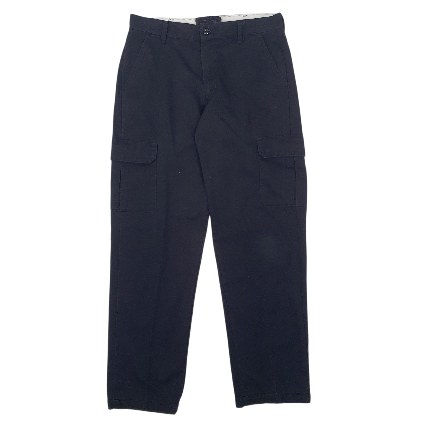 Mens Black Red Kap  Cargo Trousers