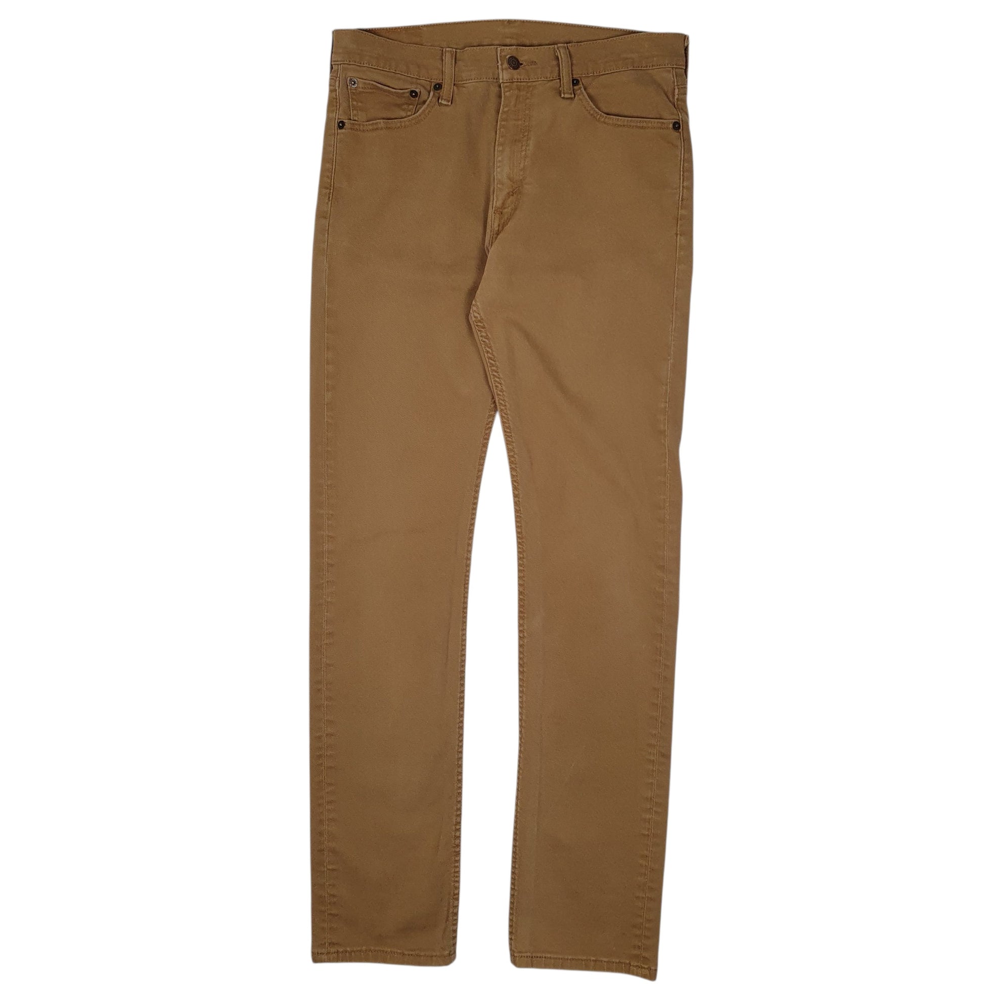 Mens Tan Levis  513 JeansW32 L34