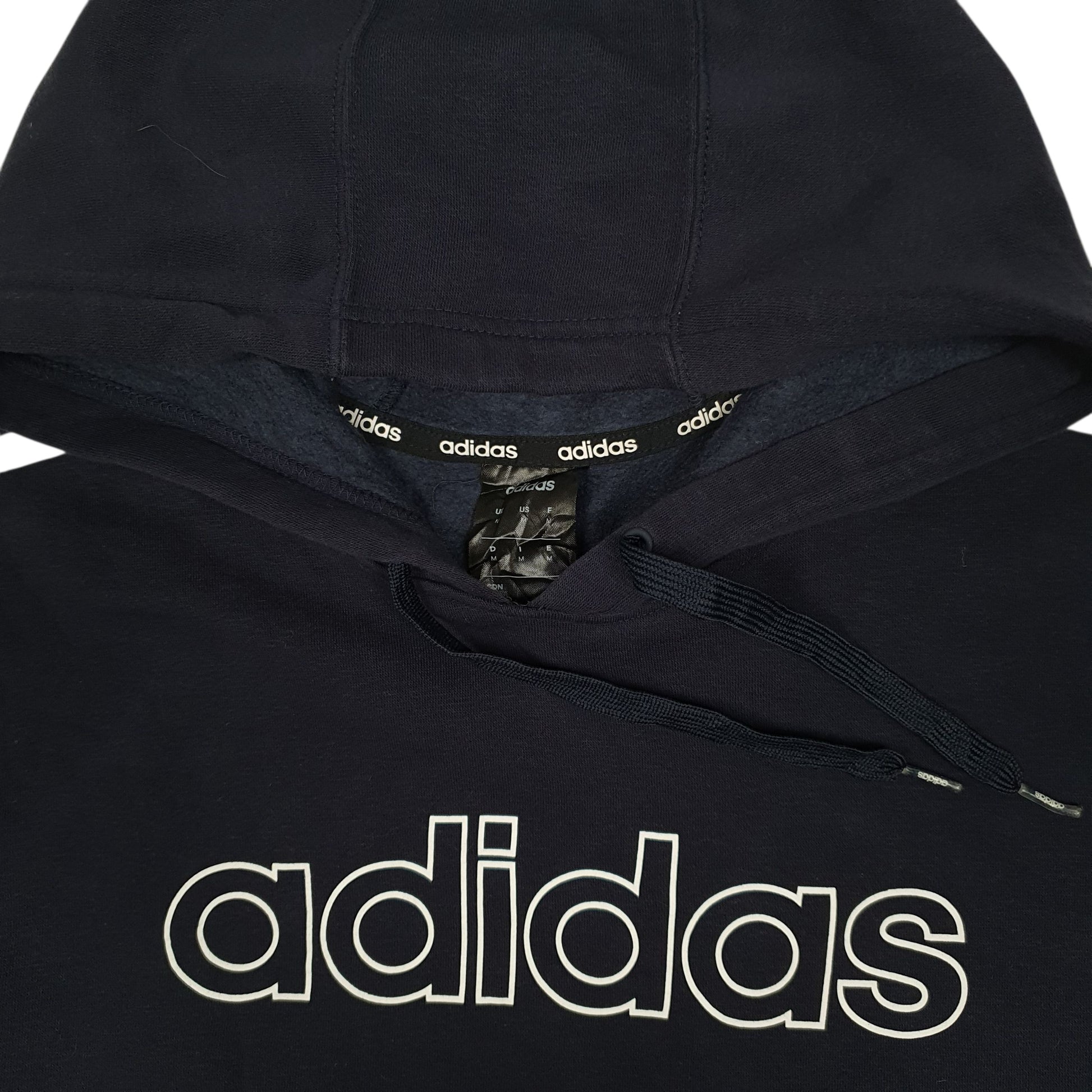 Mens Navy Adidas  Hoodie Jumper
