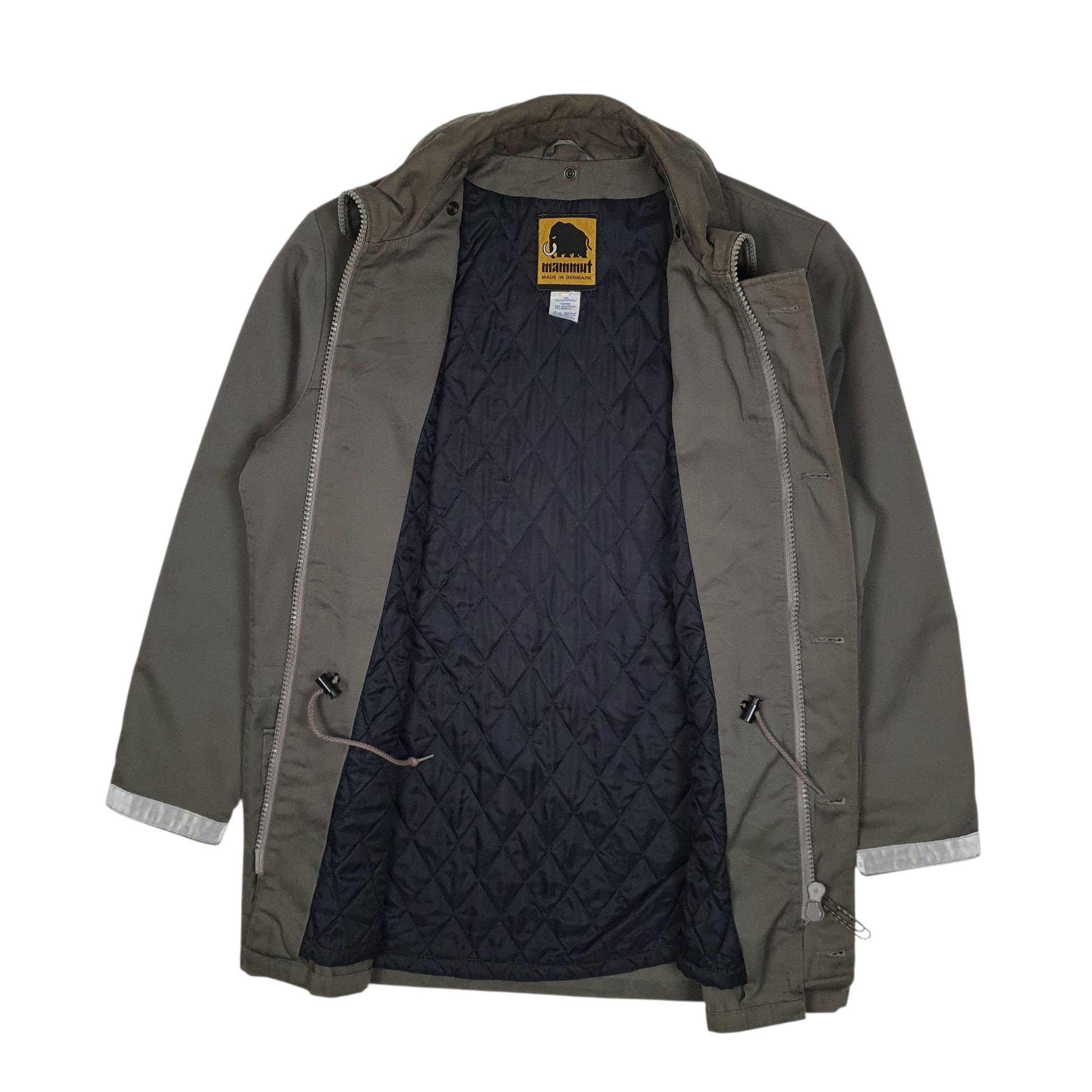 Mens Grey Mammut Vintage 90s Field Hunting  Coat