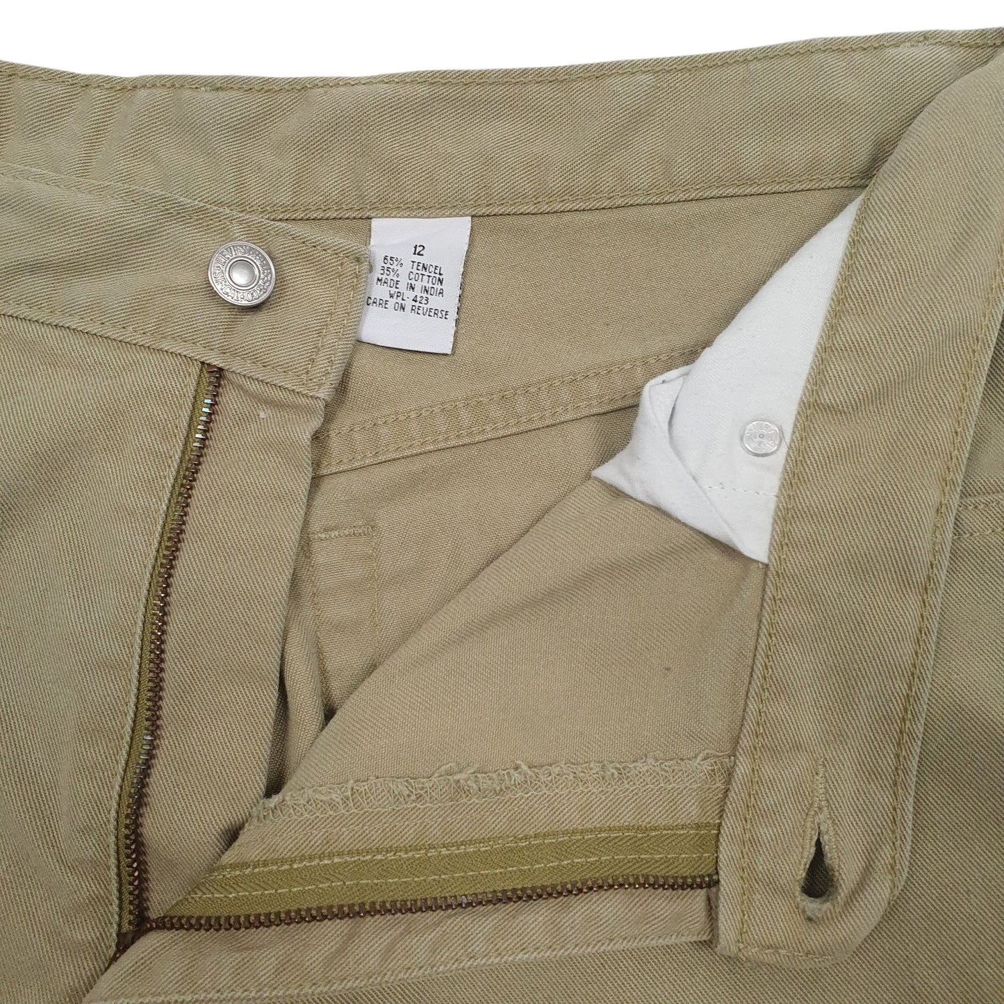 Womens Green Levis Vintage 90s Hoodie Shorts