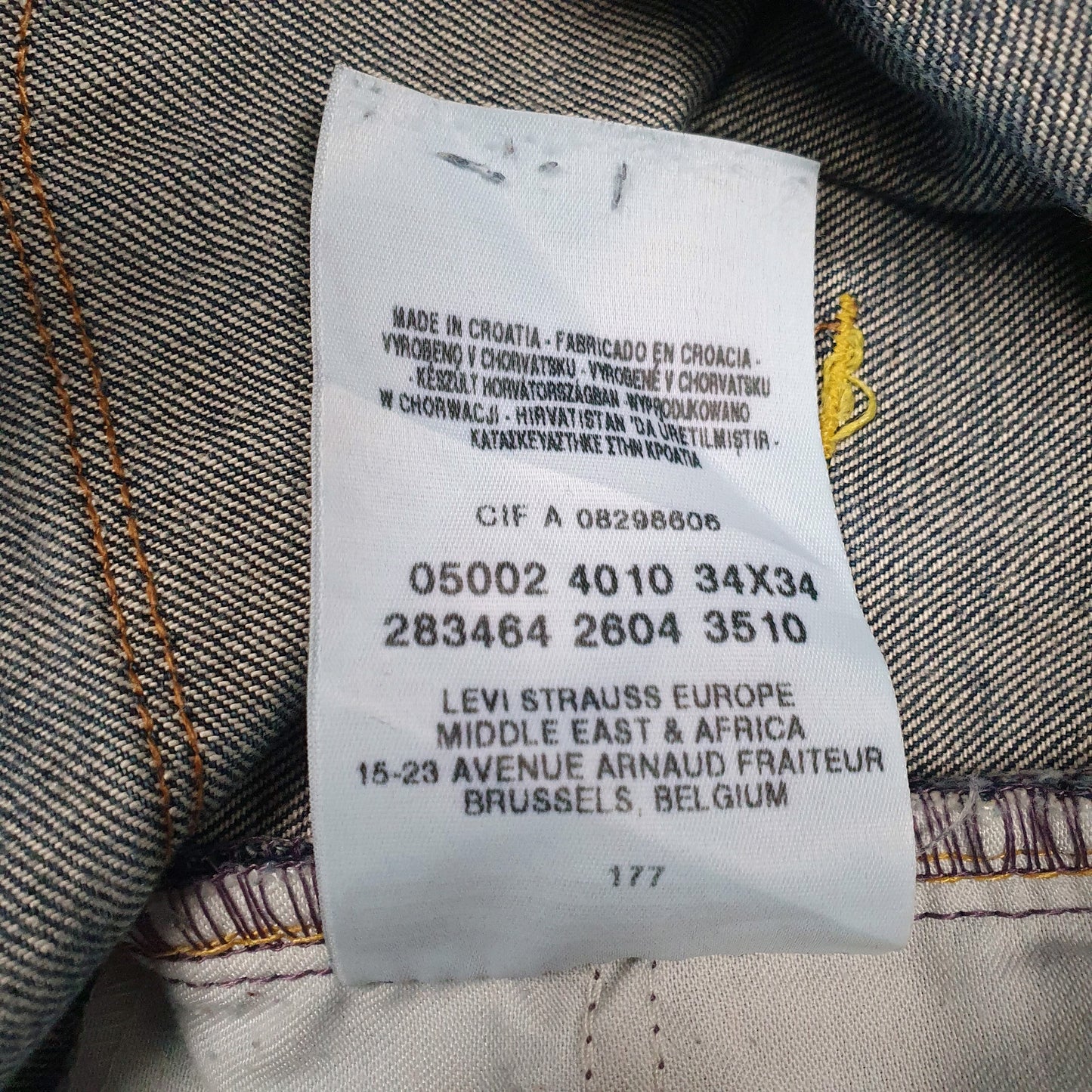 Mens Blue Levis   Jeans