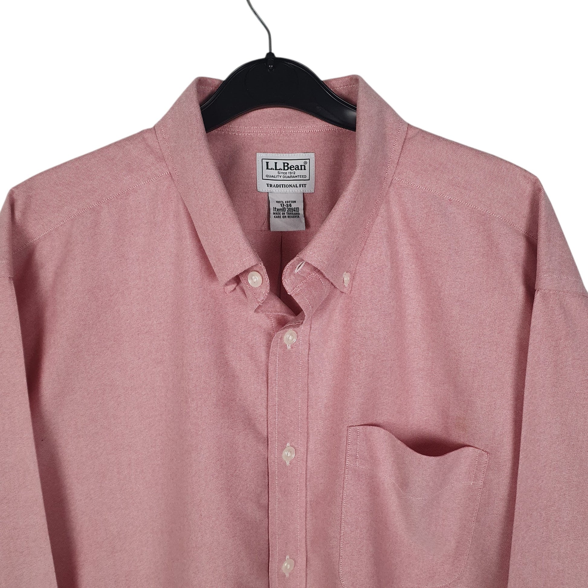 Mens Pink L.L.Bean   Shirt