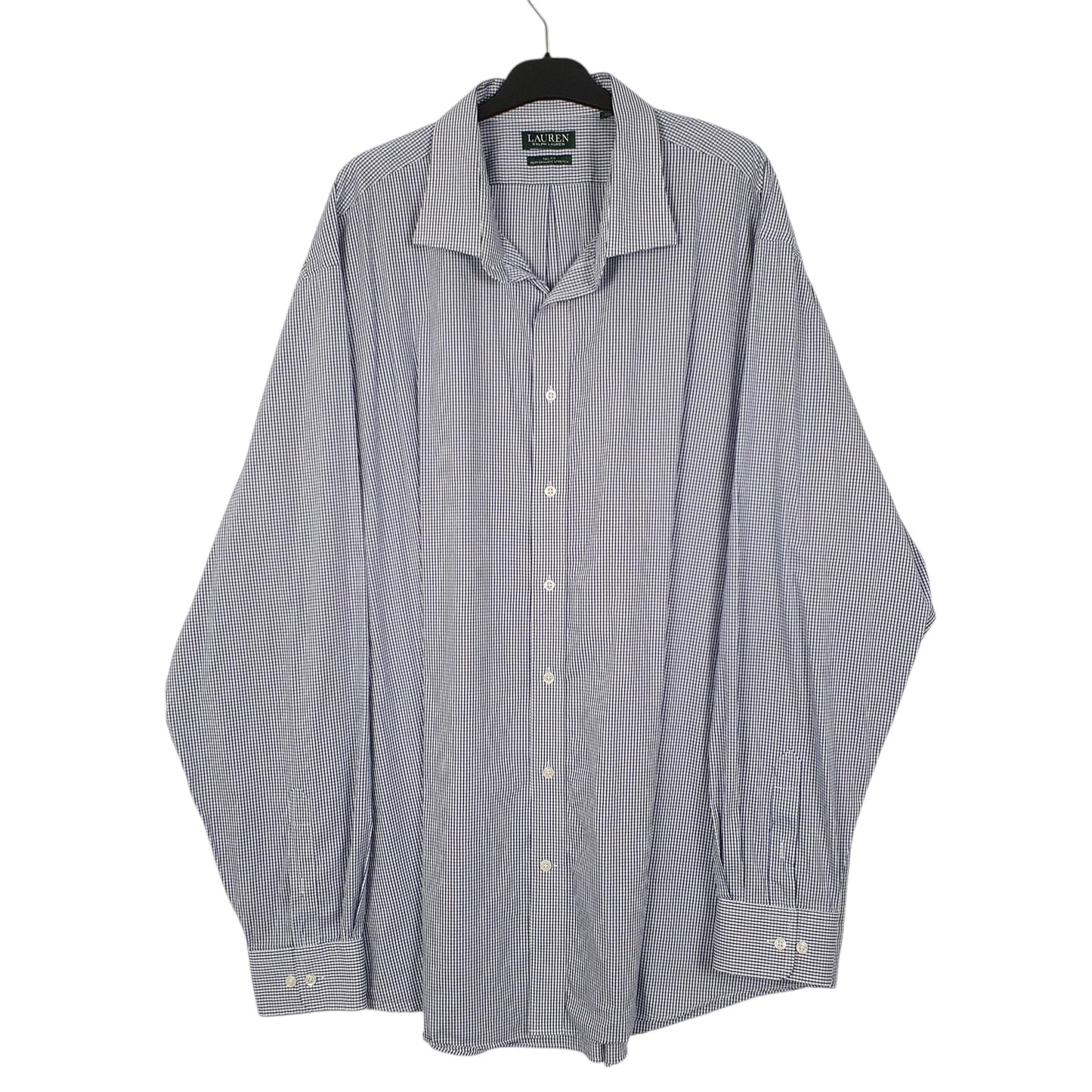 Mens Blue Ralph Lauren Performance Stretch Long Sleeve Shirt