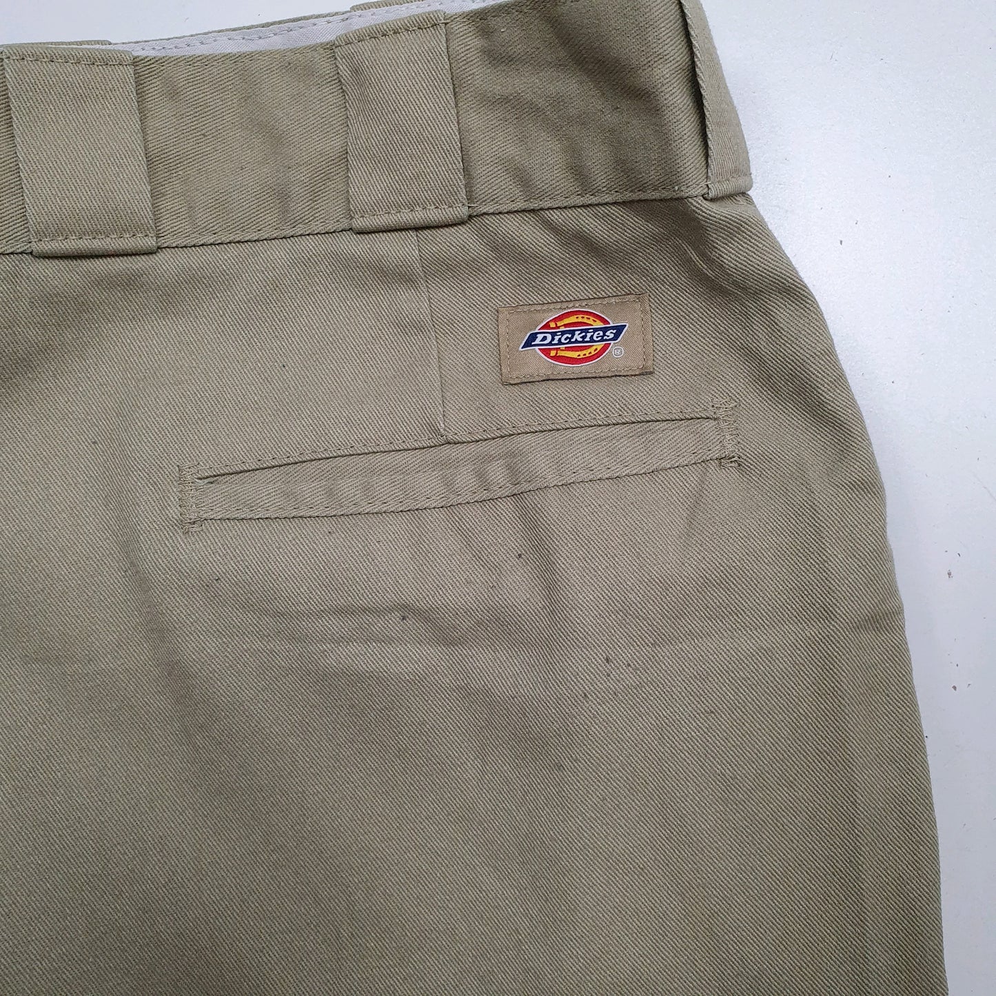 Mens Beige Dickies 874 Original Fit Workwear  Trousers