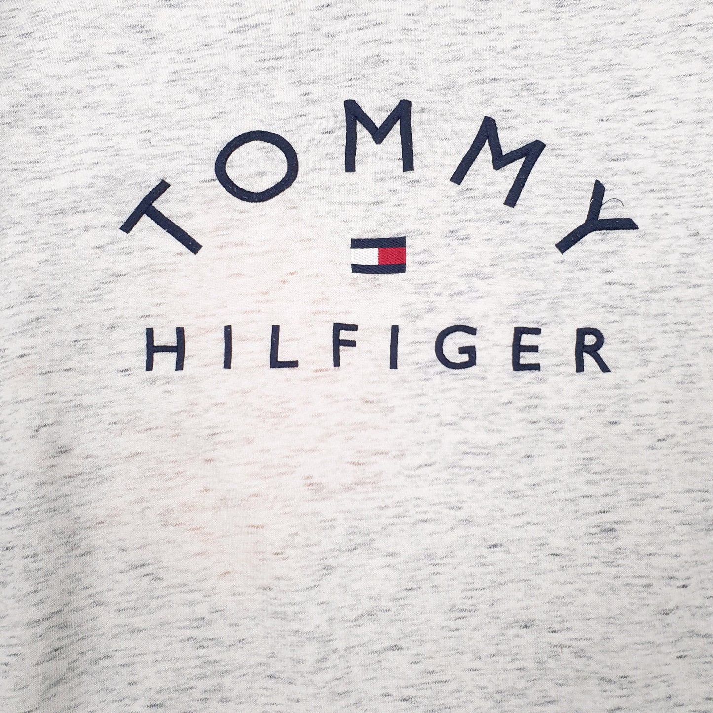 Womens Grey Tommy Hilfiger Spellout Crewneck Jumper