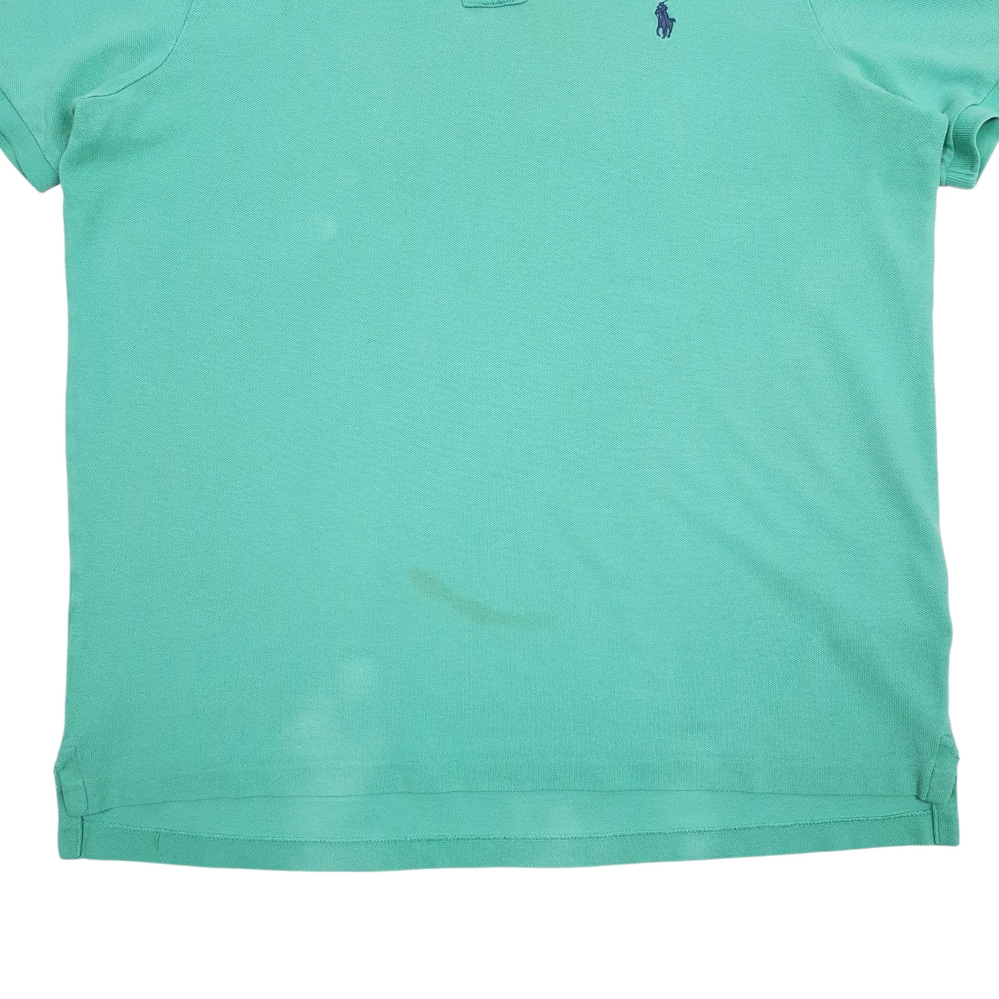 Mens Green Polo Ralph Lauren Classic Fit  Polo Shirt