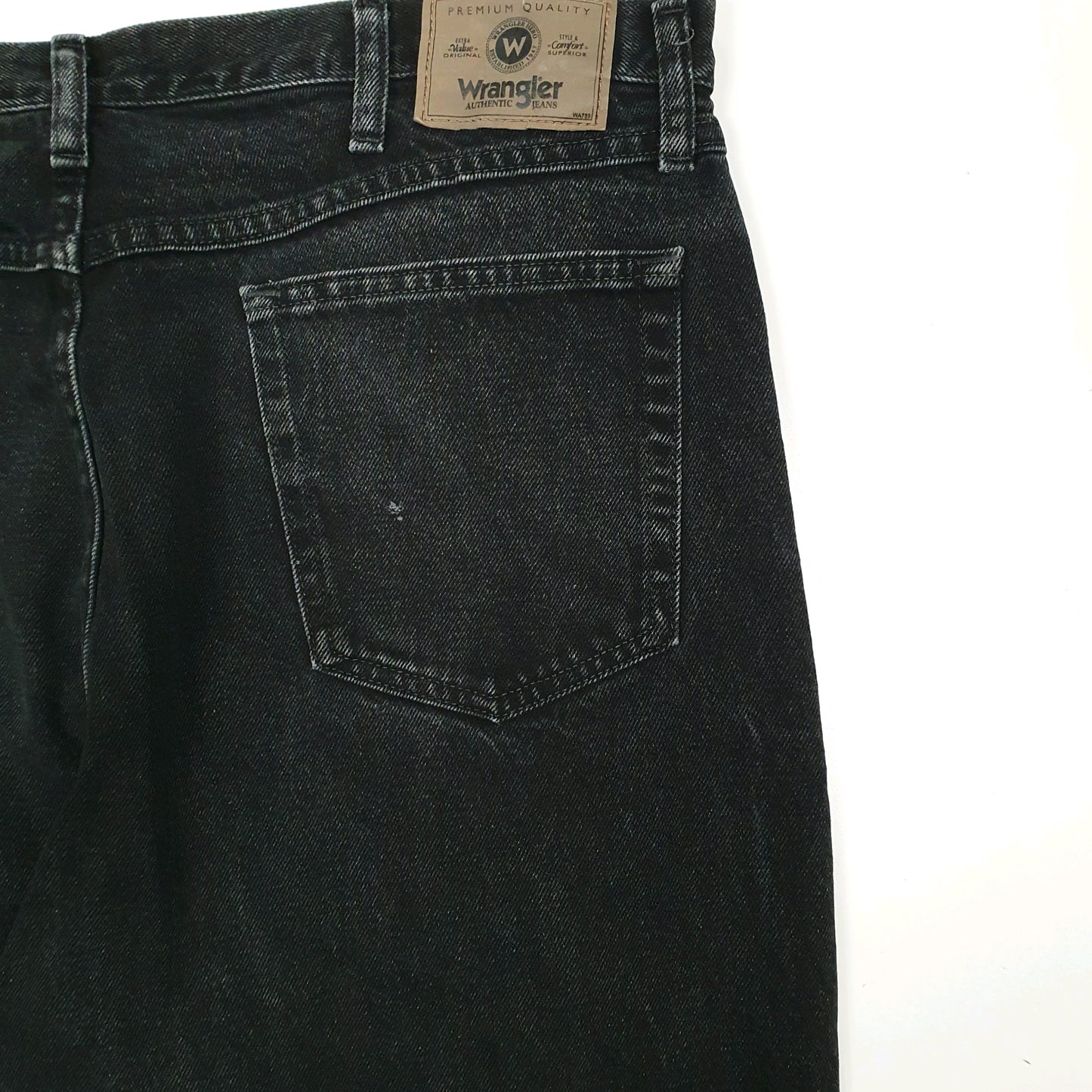Mens Black Wrangler   Jeans