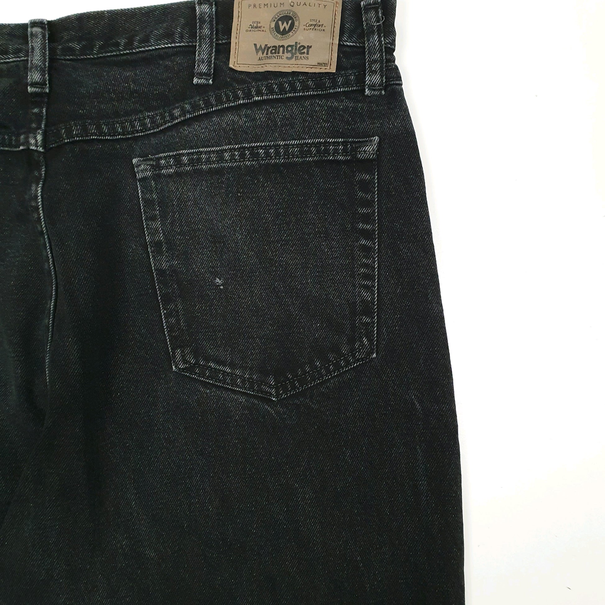Mens Black Wrangler   Jeans