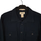 Mens Navy L.L.Bean Chamois Thick  Shirt