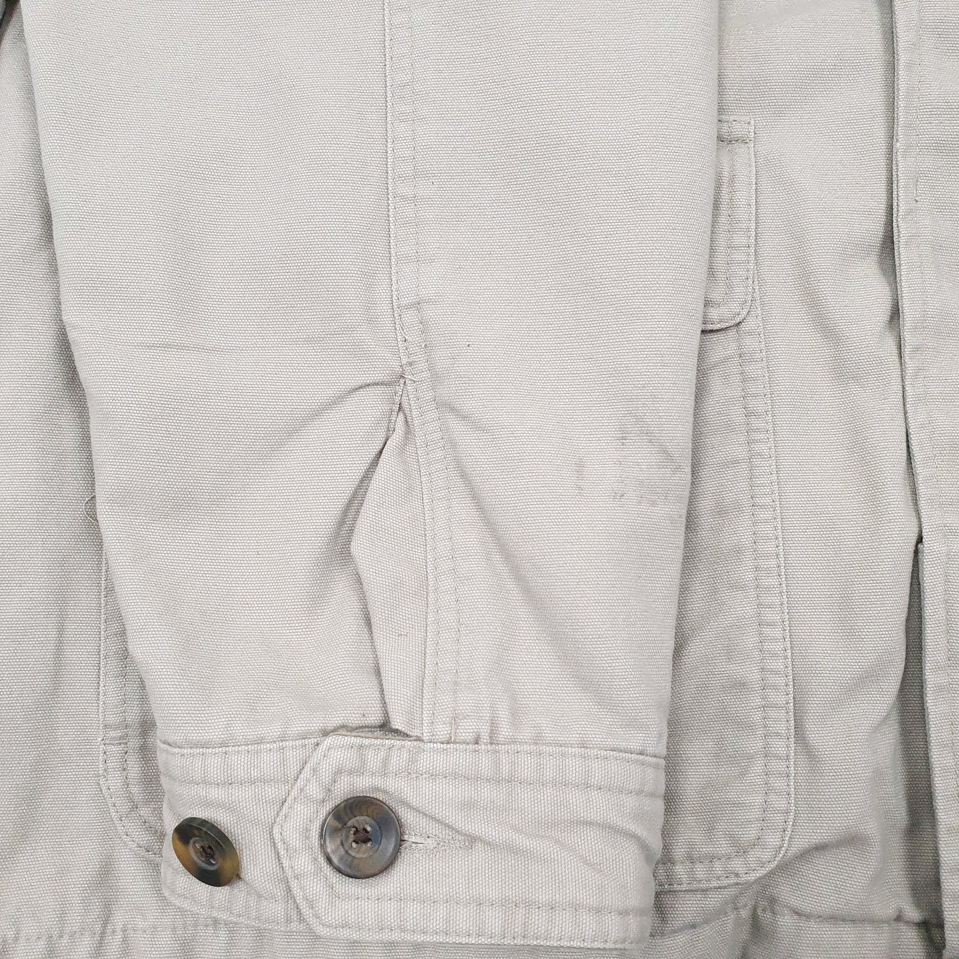 Mens Beige Faded Glory Hunting Field Jacket  Coat