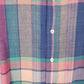 Mens Blue Ralph Lauren Madras  Shirt