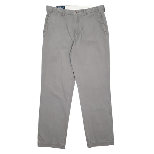Mens Grey Polo Ralph Lauren Preston Pant Chino Trousers