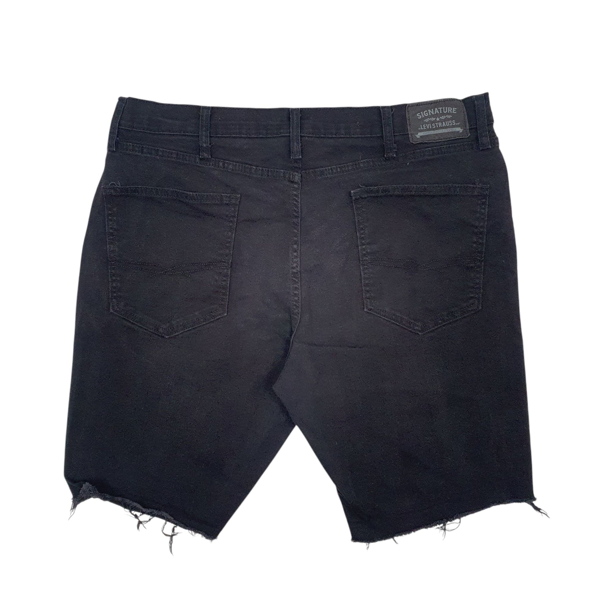 Mens Black Levis Signature Hoodie Shorts