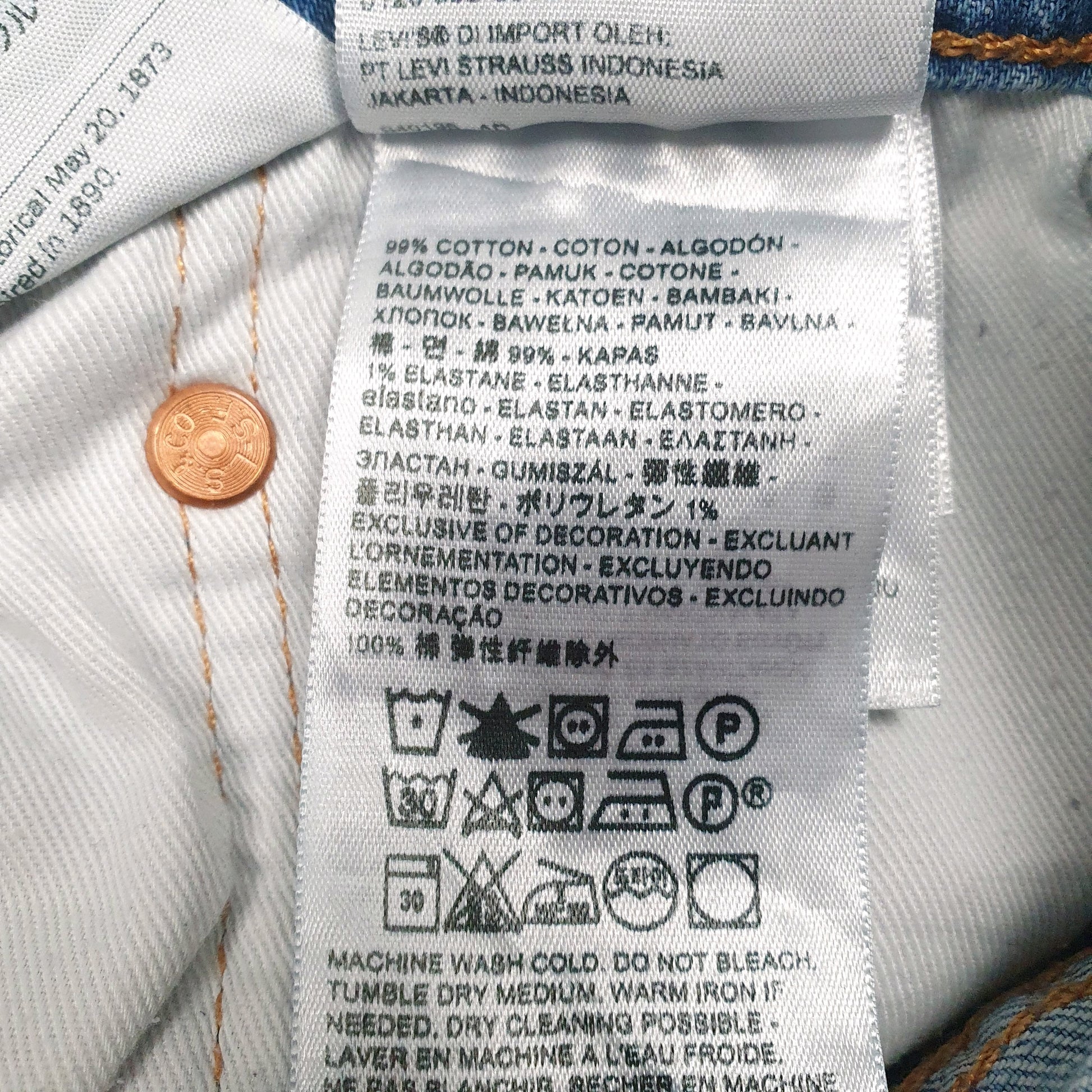 Mens Blue Levis   Jeans
