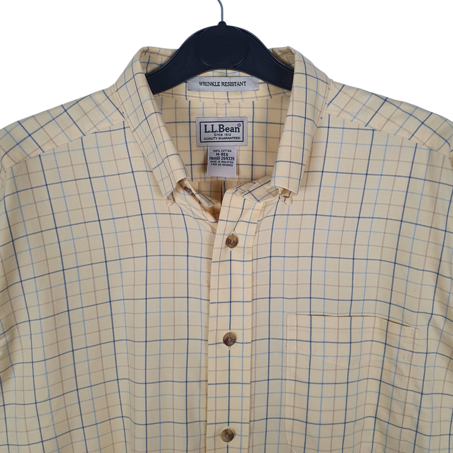 Mens Yellow L.L.Bean   Shirt