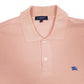 Mens Pink Burberry   Polo Shirt