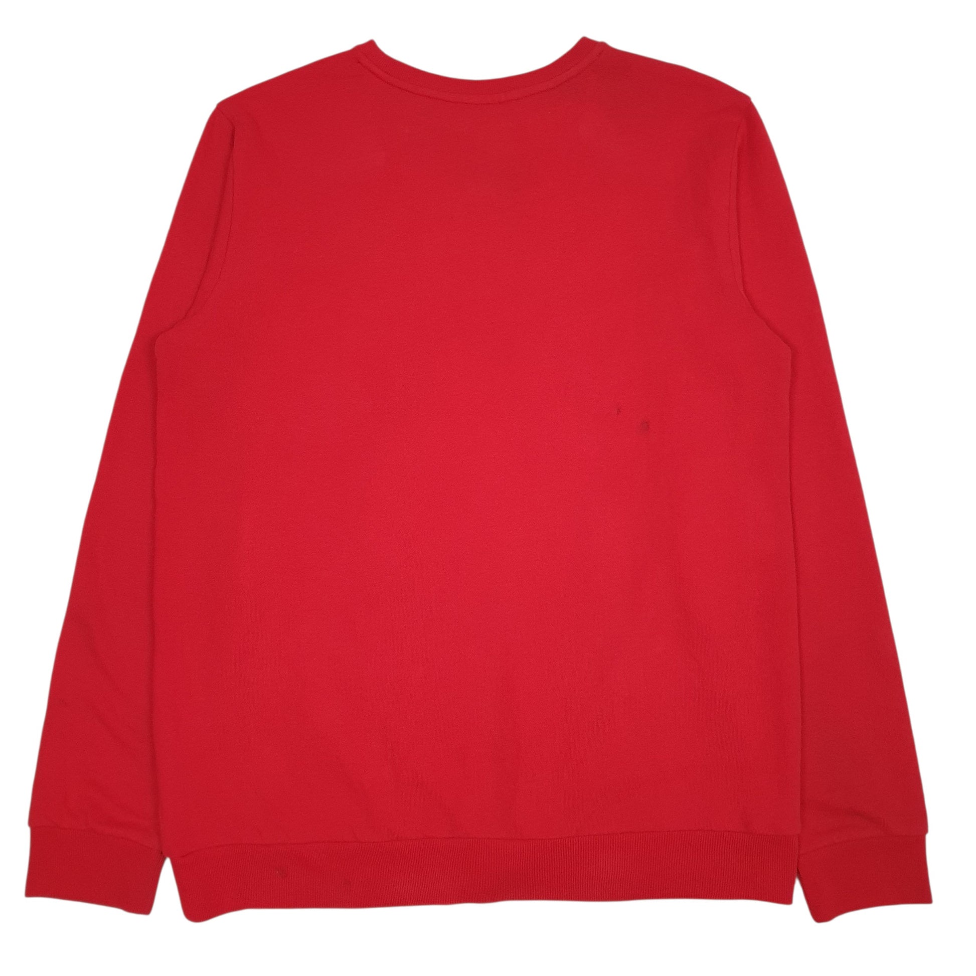 Mens Red Champion Spellout Lightweight Crewneck Jumper