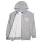 Womens Grey Adidas  Full Zip Jumper