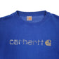 Mens Blue Carhartt Spellout Crewneck Jumper