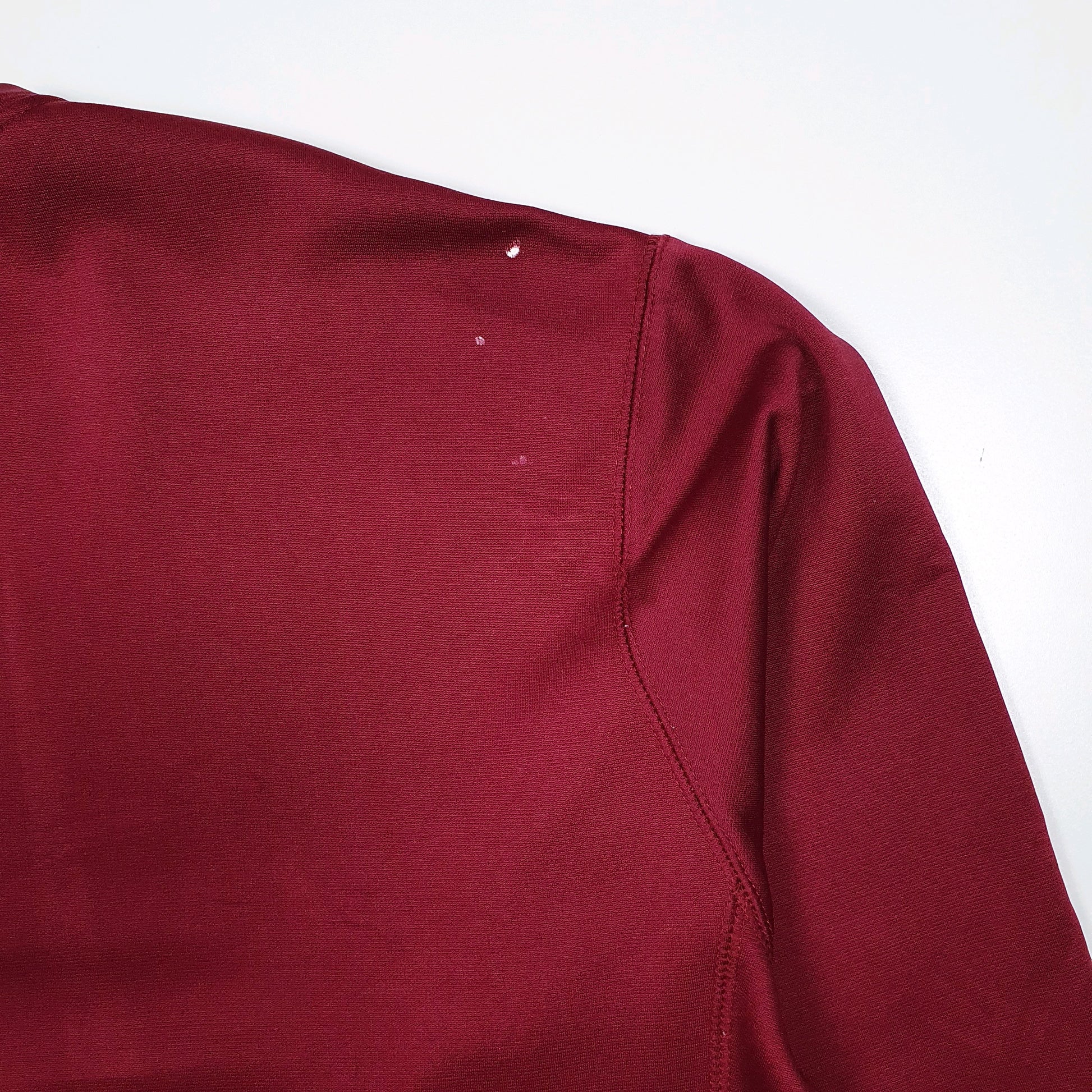 Mens Burgundy Nike Therma Fit Crewneck Jumper