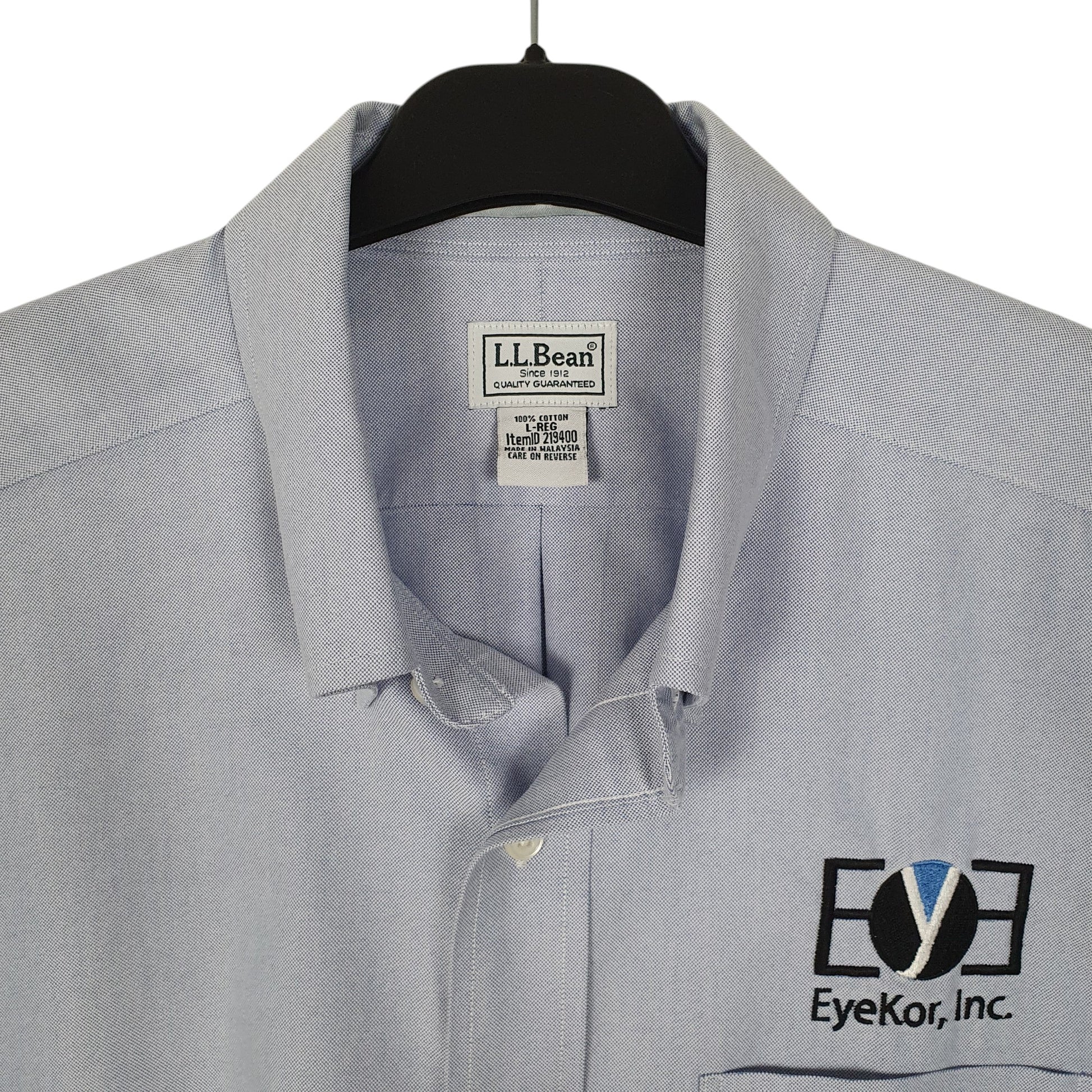 Mens Blue L.L.Bean   Shirt