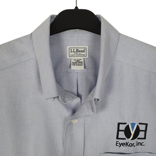 Mens Blue L.L.Bean   Shirt