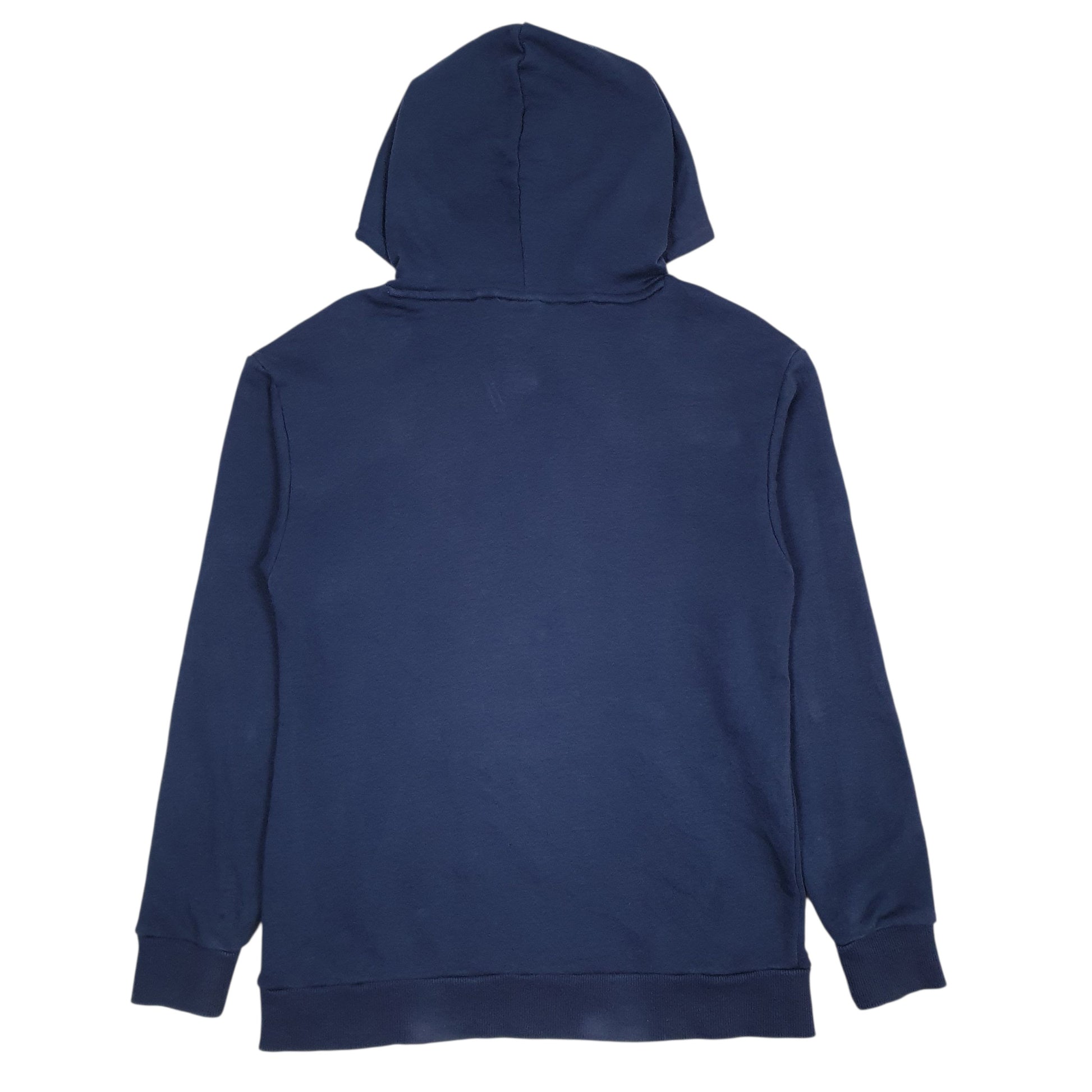 Mens Blue Puma Spellout Hoodie Jumper