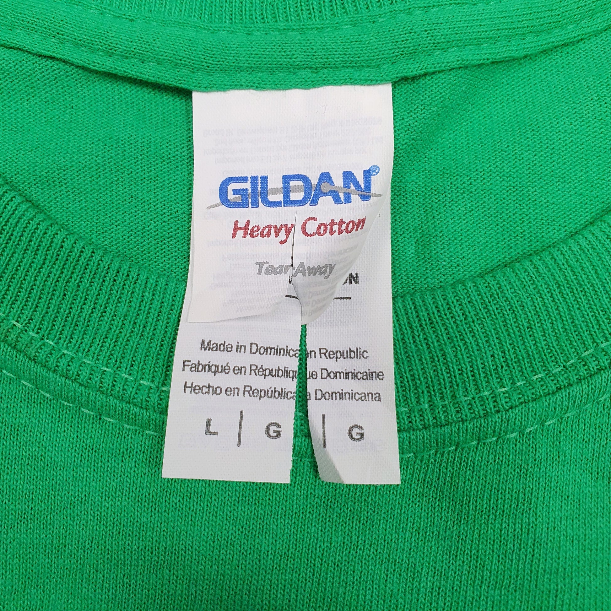 Mens Green Gildan   T Shirt