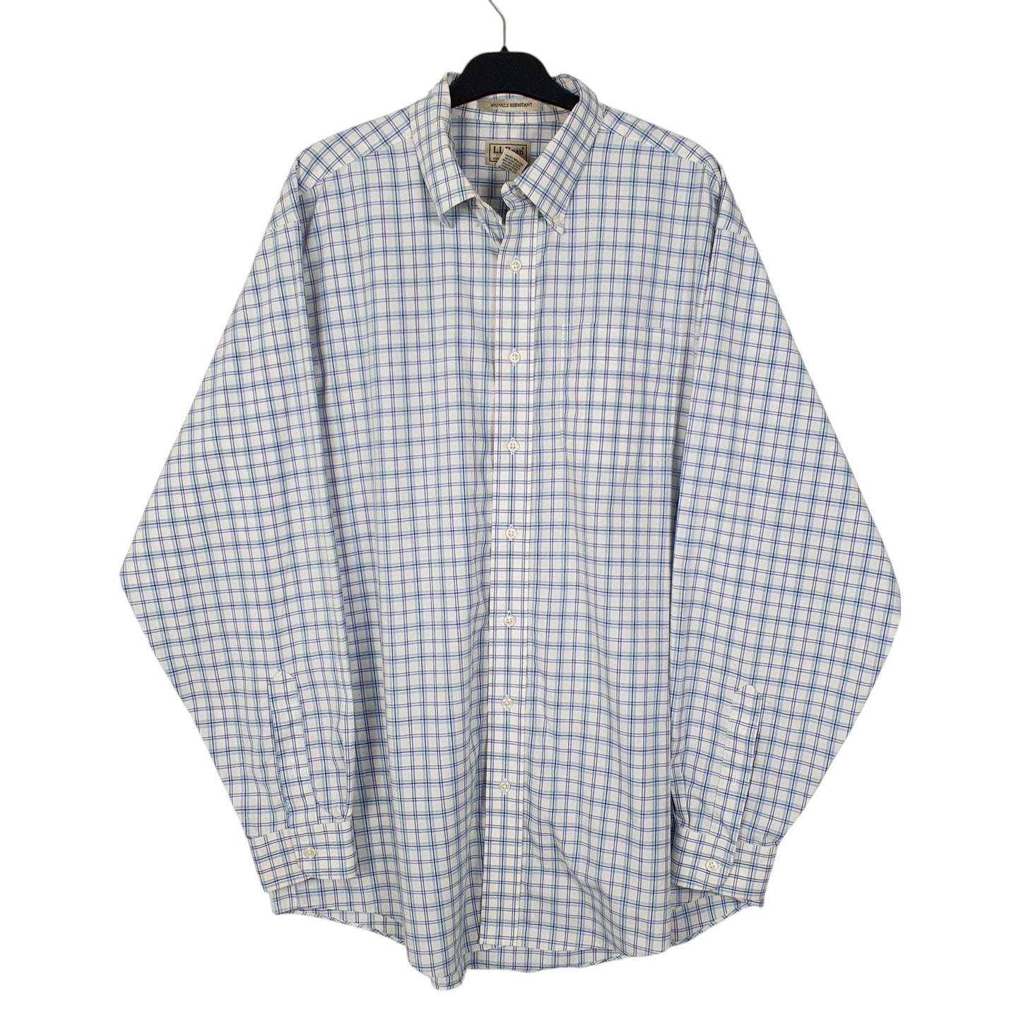 Mens Blue L.L.Bean  Long Sleeve Shirt