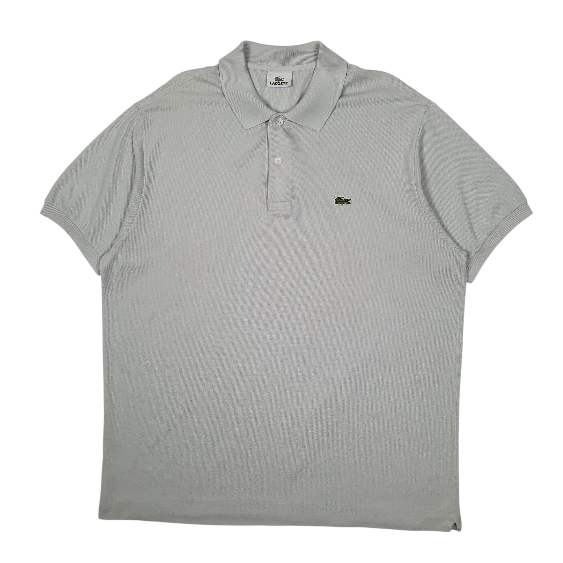 Mens Grey Lacoste  Short Sleeve Polo Shirt