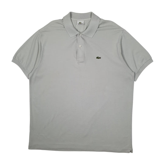 Mens Grey Lacoste  Short Sleeve Polo Shirt