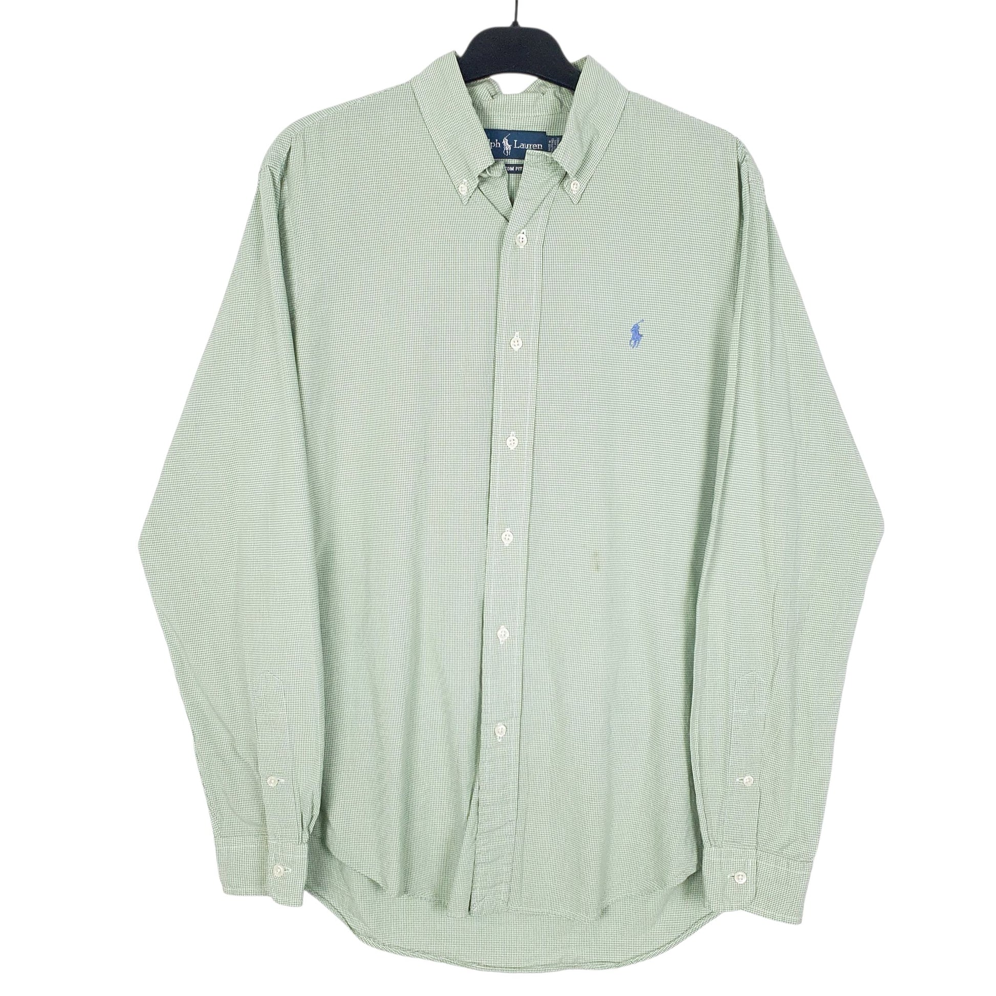 Mens Green Ralph Lauren  Long Sleeve Shirt