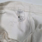 Mens White Carhartt Vintage Made In USA Full Zip Shorts