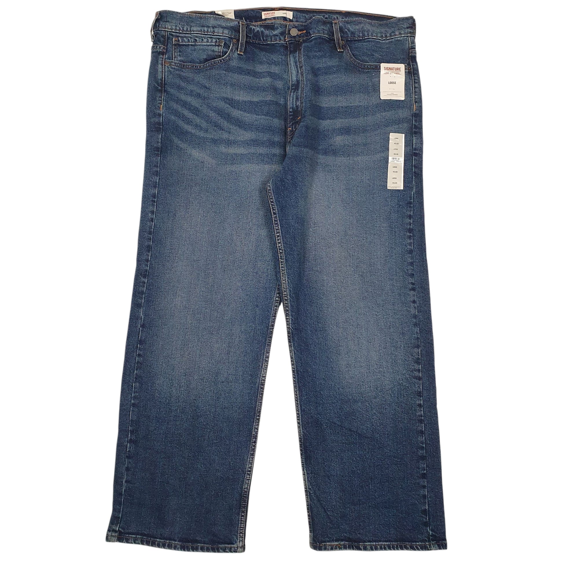 Mens Blue Levis  Signature JeansW42 L30