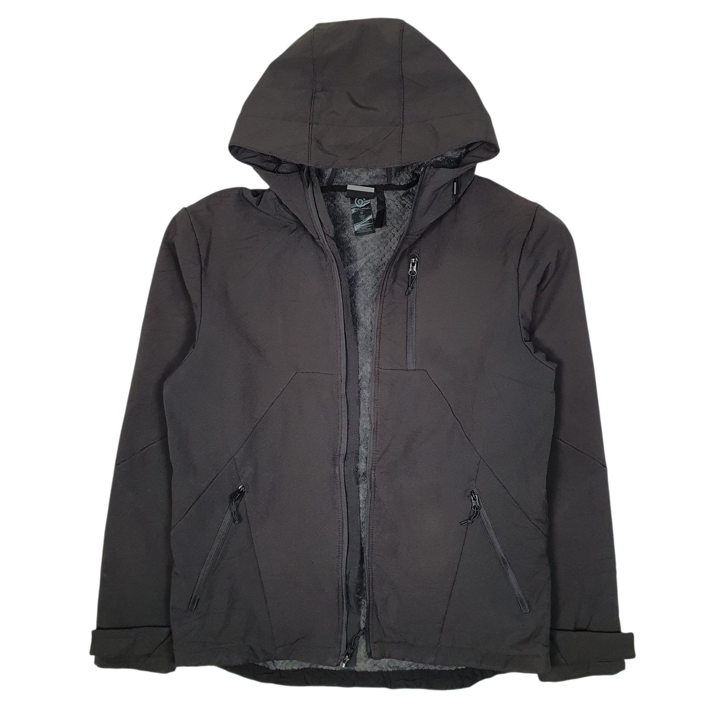 Mens Grey Champion Windbreaker Hoodie Hoodie Coat
