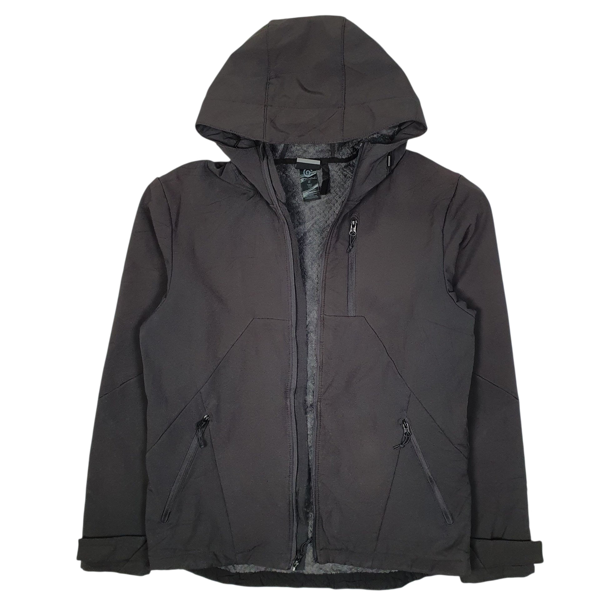 Mens Grey Champion Windbreaker Hoodie Hoodie Coat