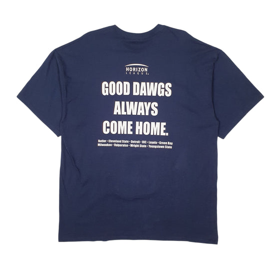 Mens Navy Gildan Indianapolis Bulldogs Final Four  T Shirt