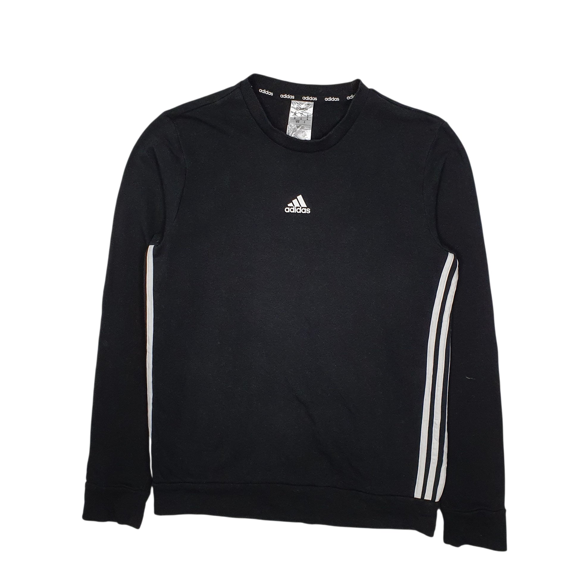 Mens Black Adidas  Crewneck Jumper