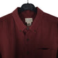 Mens Burgundy L.L.Bean Herringbone Flannel  Shirt