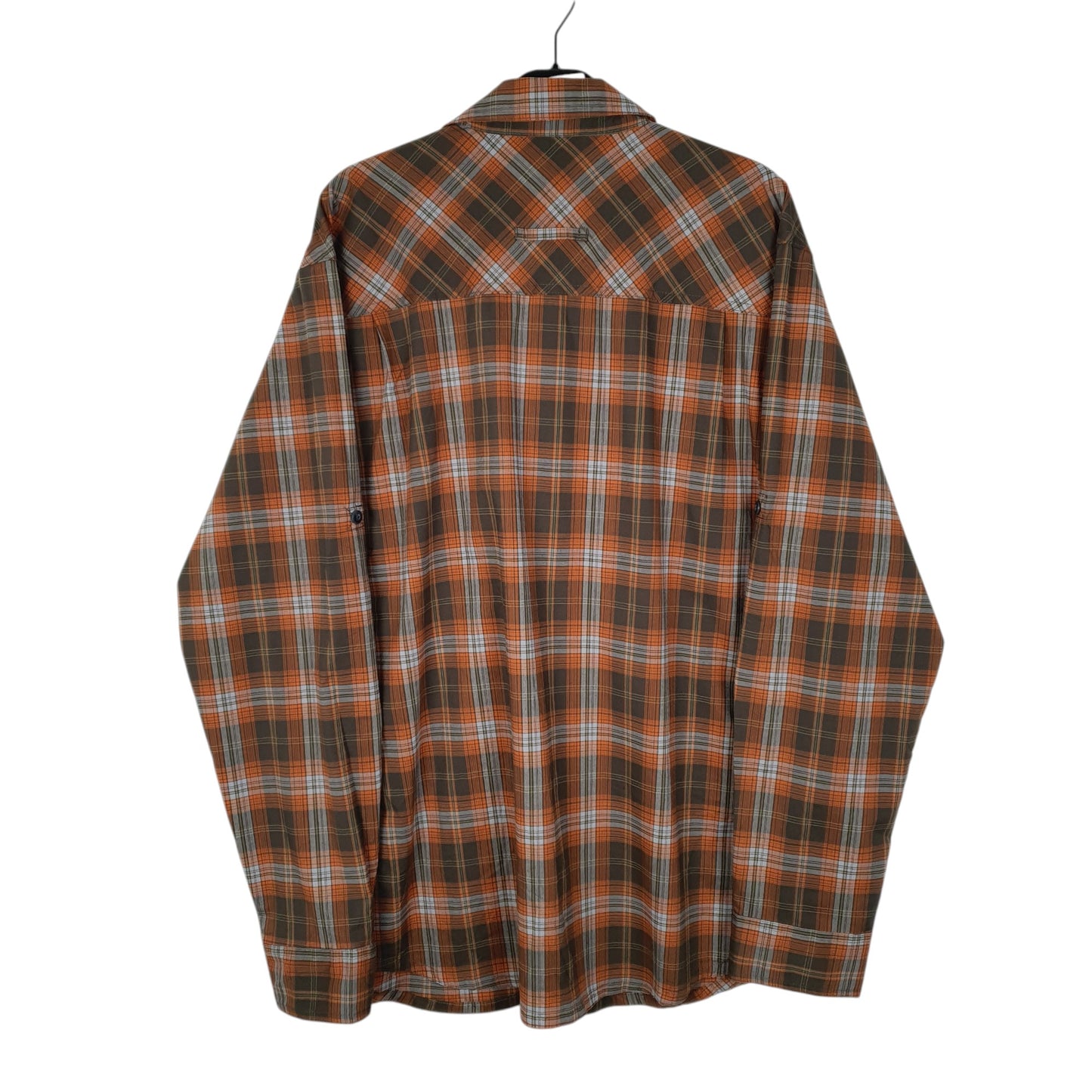 Mens Orange L.L.Bean Hiking Walking  Shirt