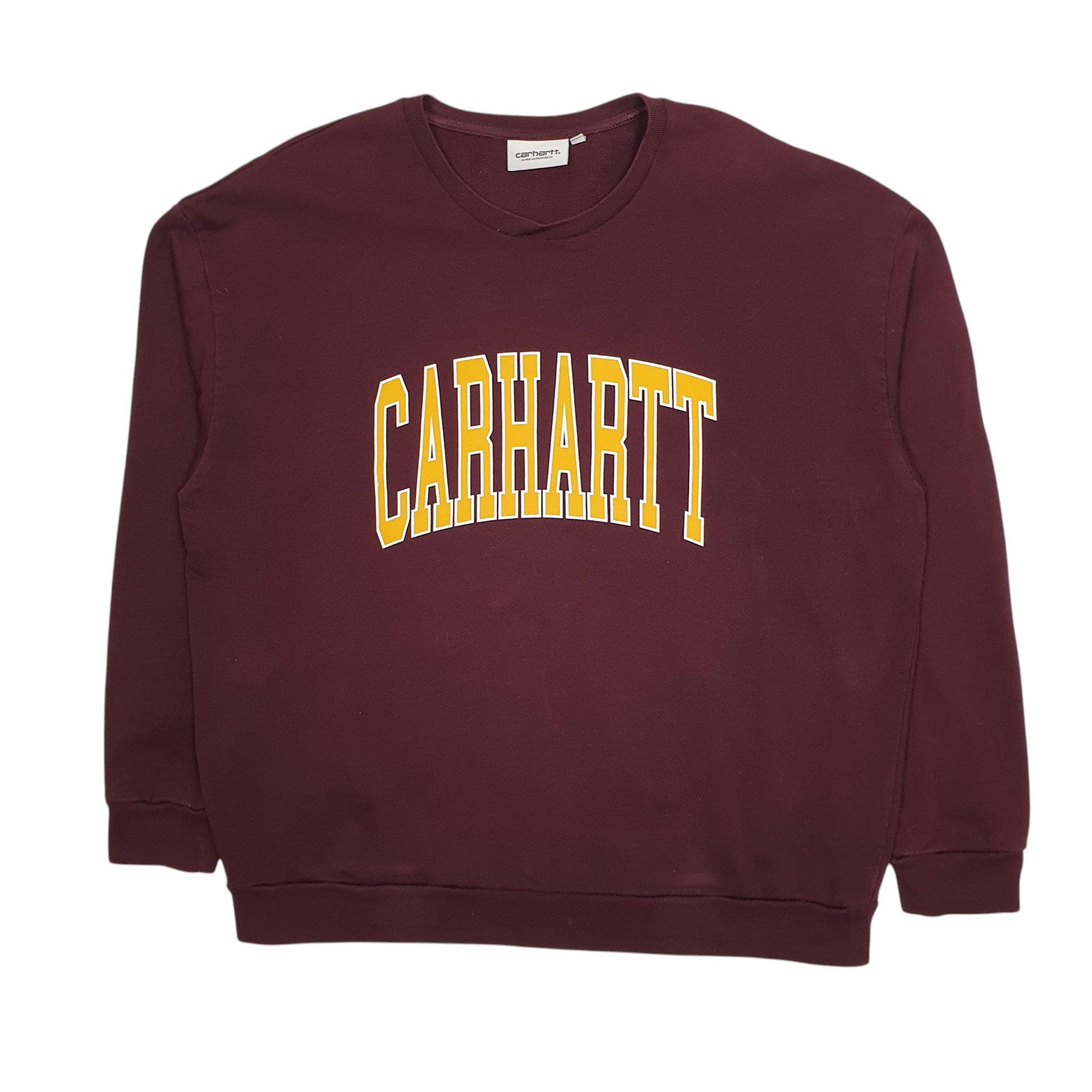Womens Burgundy Carhartt  Crewneck Jumper