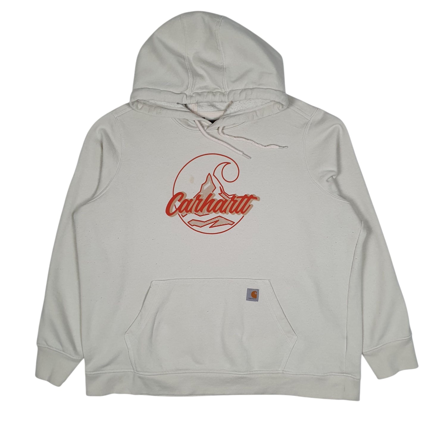 Womens Cream Carhartt  Hoodie Jumper