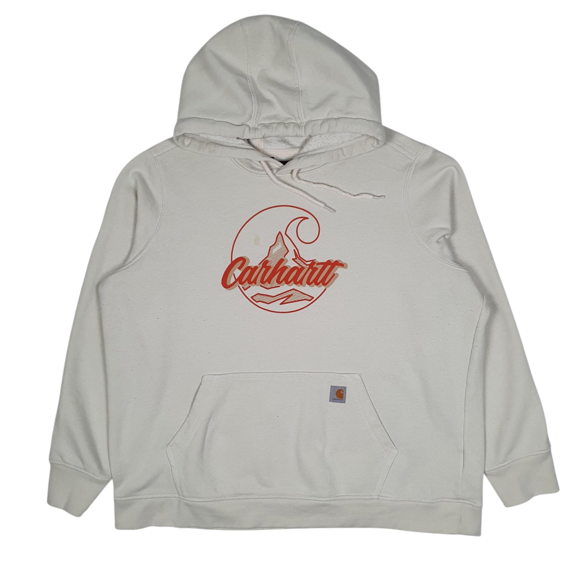 Womens Cream Carhartt  Hoodie Jumper