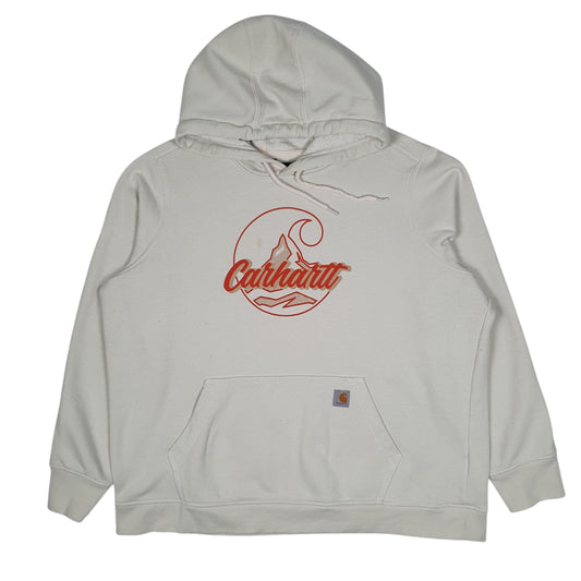 Womens Cream Carhartt  Hoodie Jumper