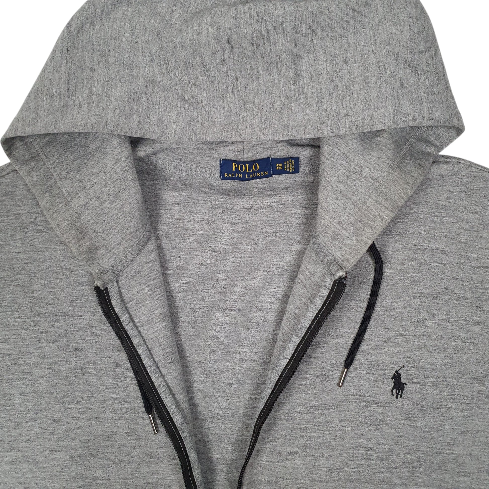 Mens Grey Polo Ralph Lauren Hoodie Full Zip Jumper