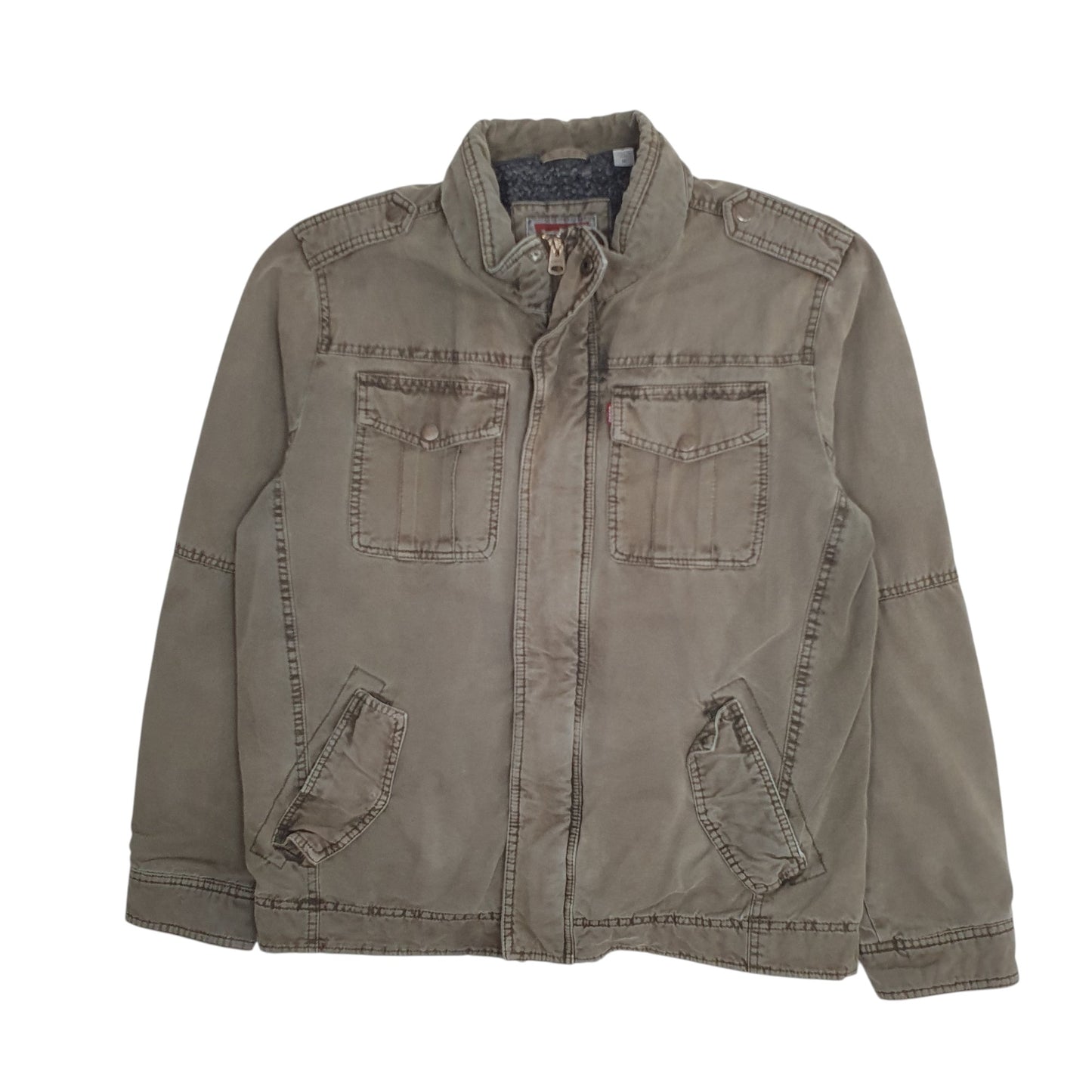 Mens Khaki Levis   Coat