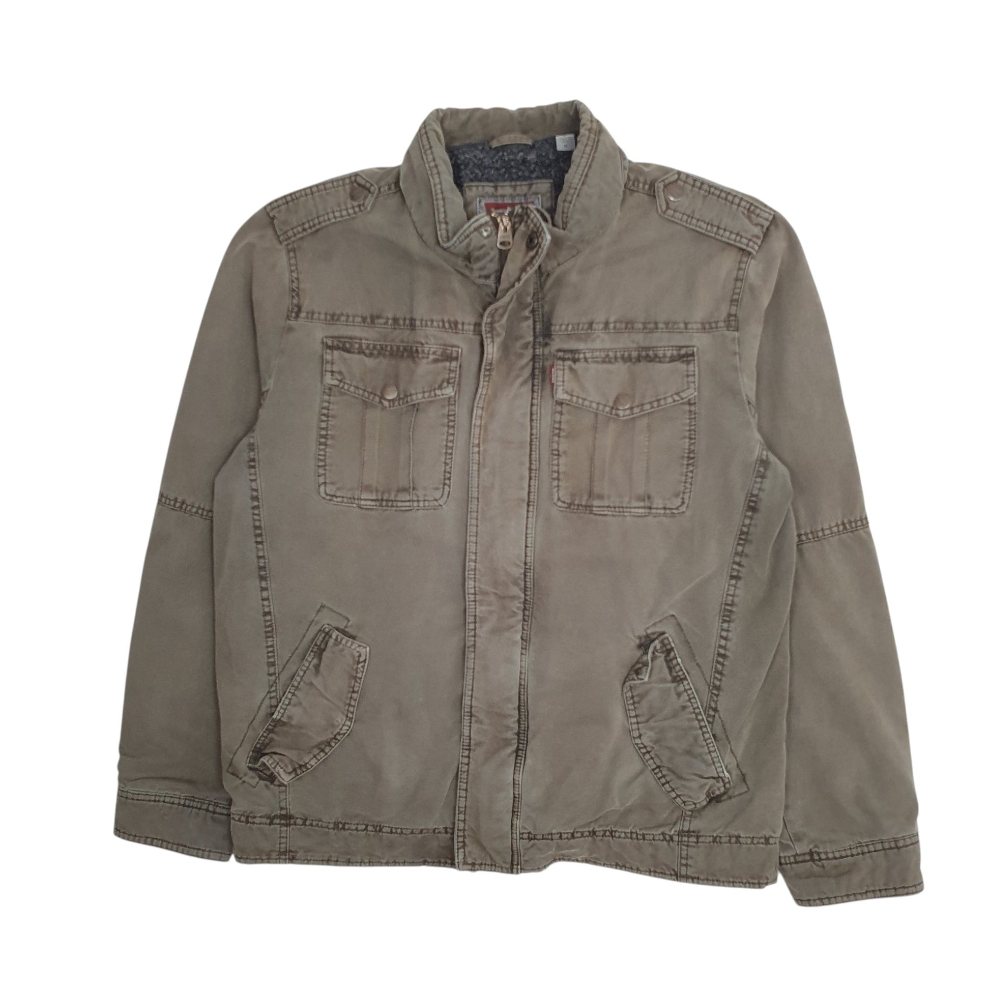 Mens Khaki Levis   Coat
