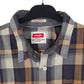 Mens Navy Wrangler Comfort  Shirt