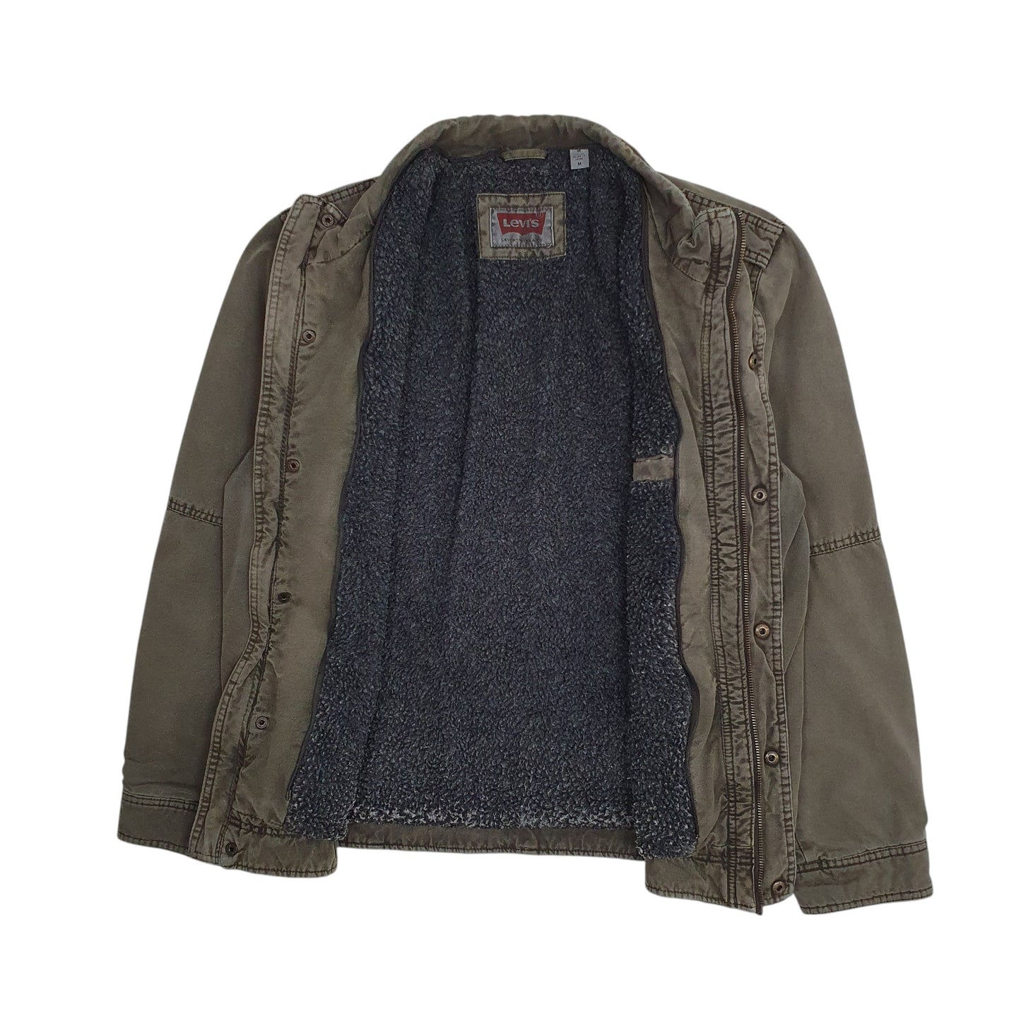 Mens Khaki Levis   Coat